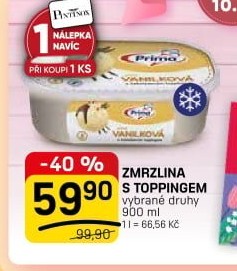 ZMRZLINA S TOPPINGEM