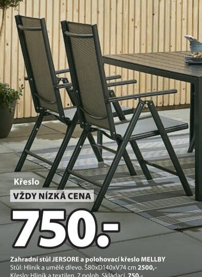 Polohovací křeslo MELLBY