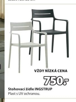 Stohovací židle INGSTRUP