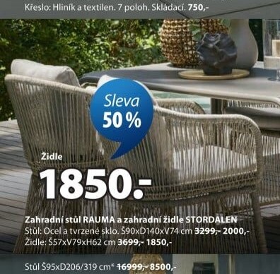 Zahradní židle STORDALEN