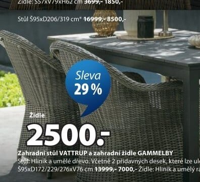 Zahradní židle GAMMELBY