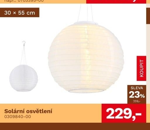 Solární osvětlení